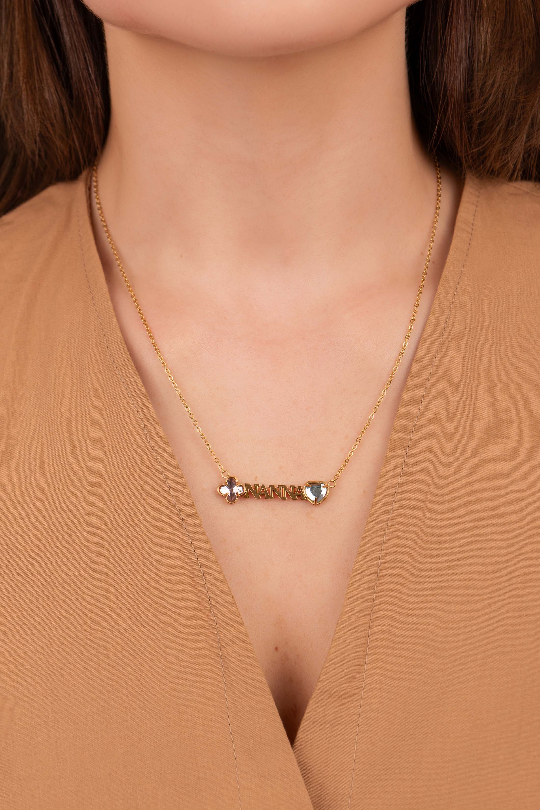 Made for "Nanna" Birthstone Necklace
