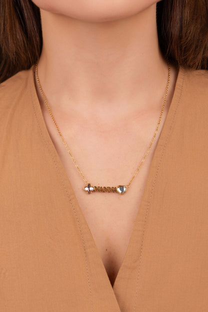 Made for "Nanna" Birthstone Necklace