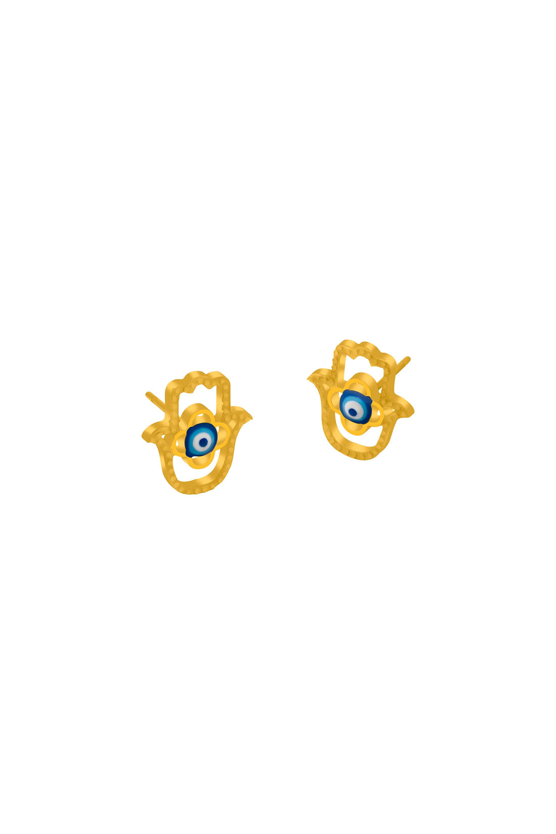Hamsa Protection Stud Earring Set