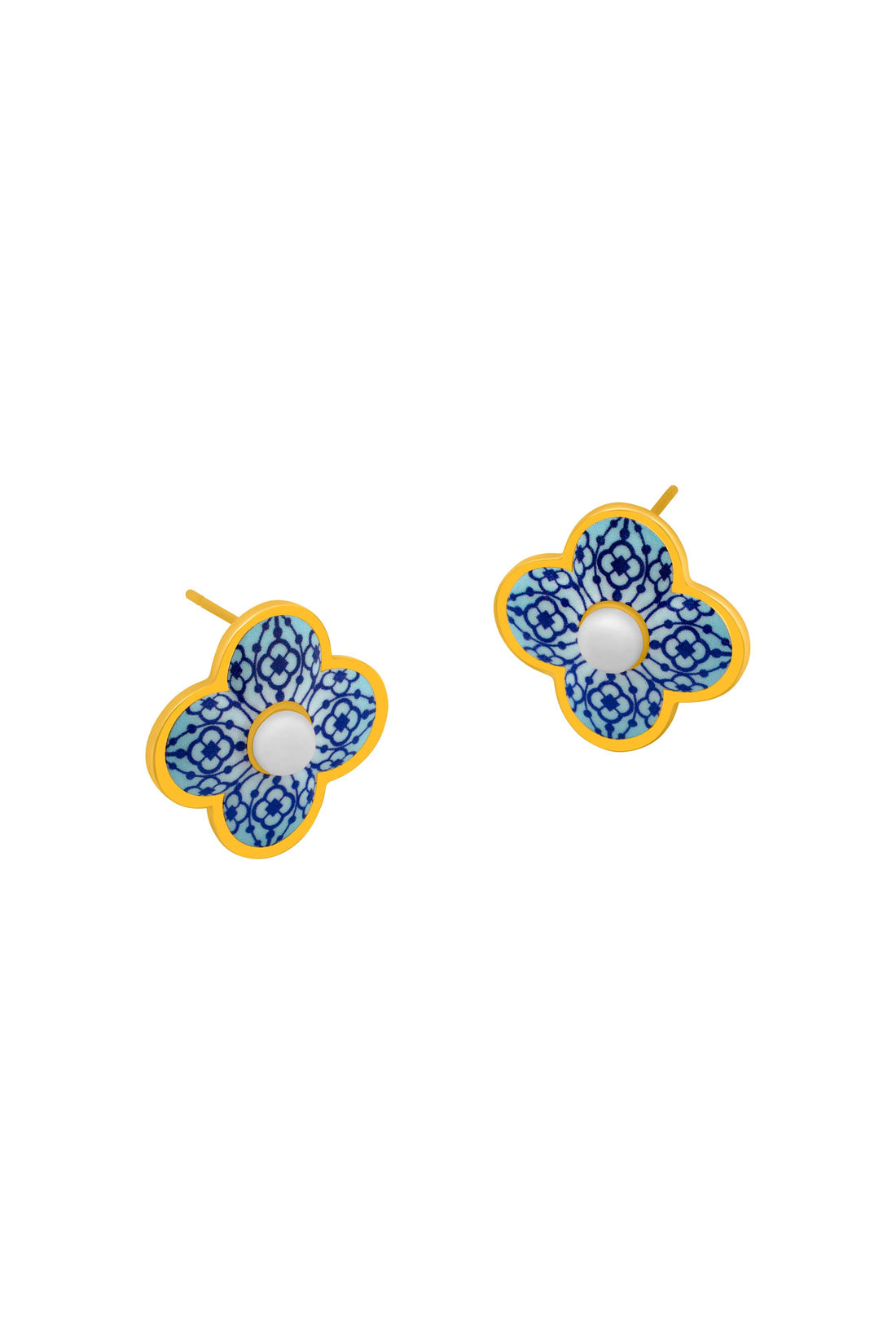 Atlas Blue Stud Earring Set
