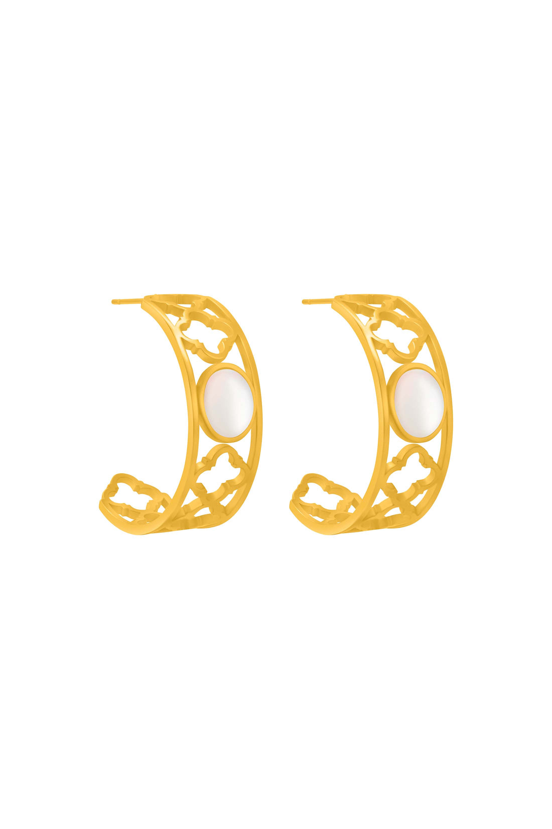 Medina Glow Hoop Earring Set