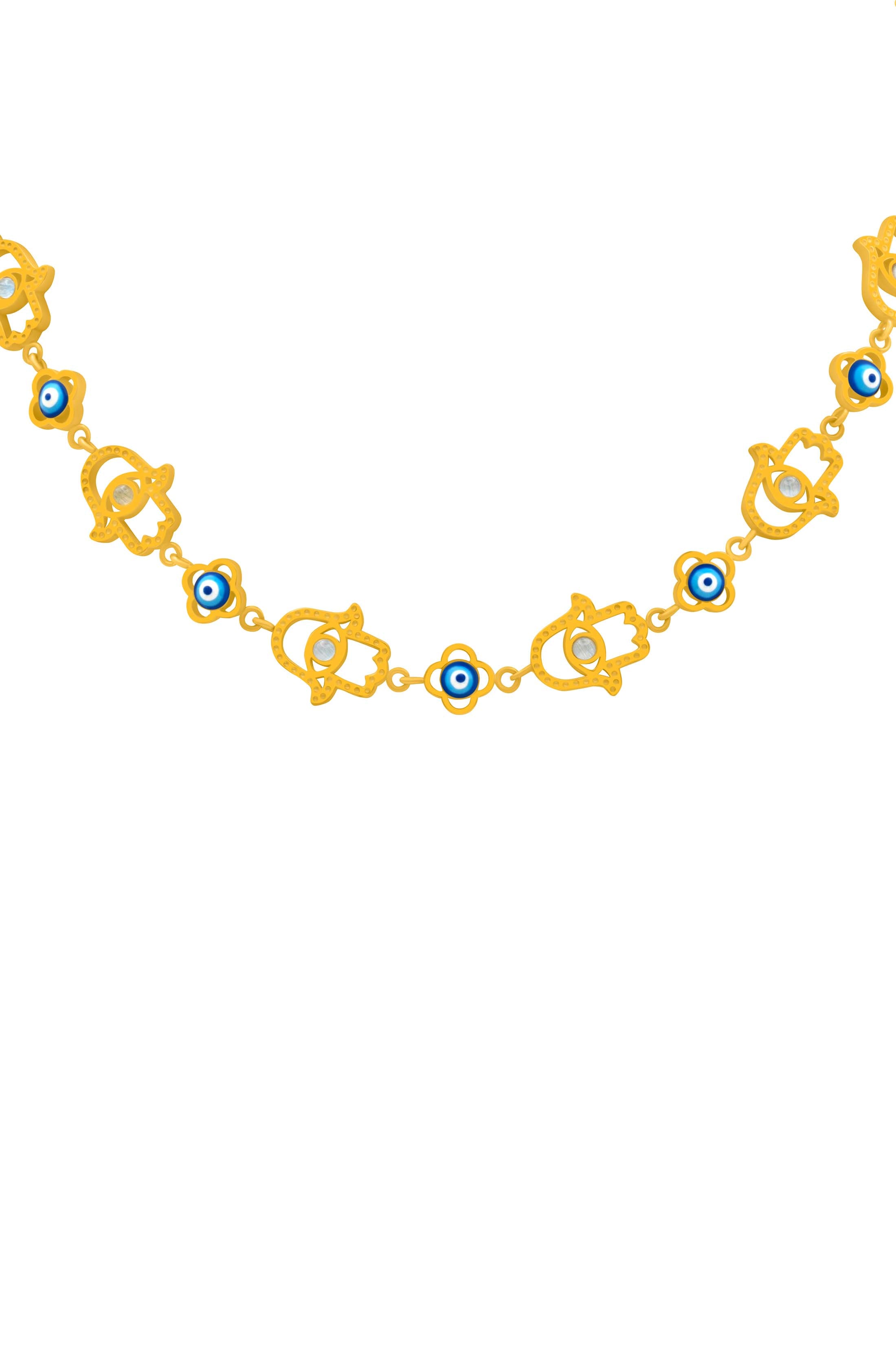 Evil Eye Hamsa Choker
