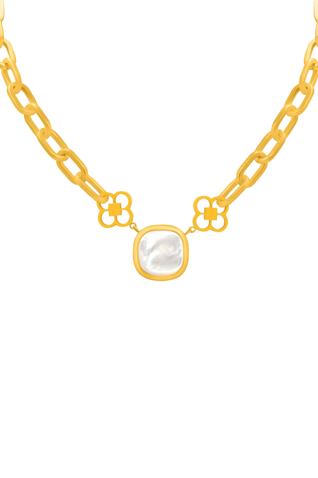 Mother of Pearl Atlas Talisman Choker