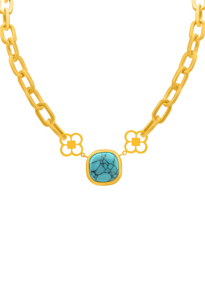 Turquoise Atlas Talisman Choker