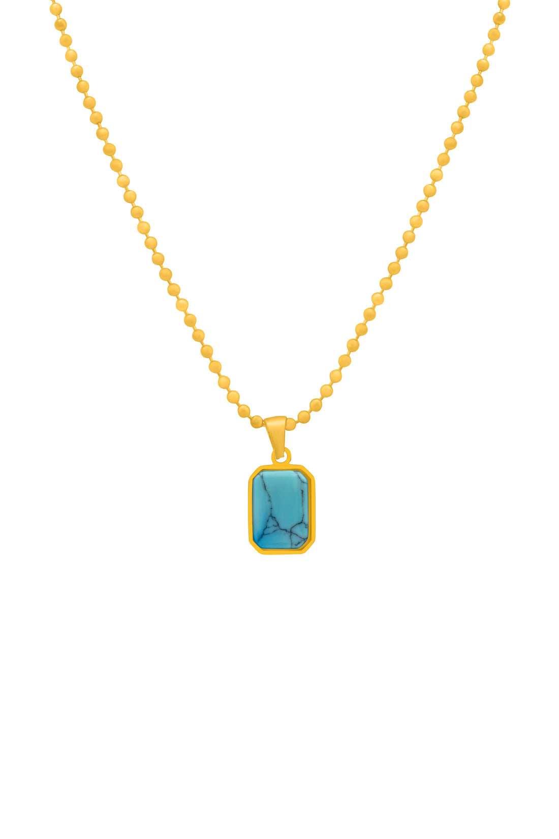 Turquoise Kasbah Stone Necklace