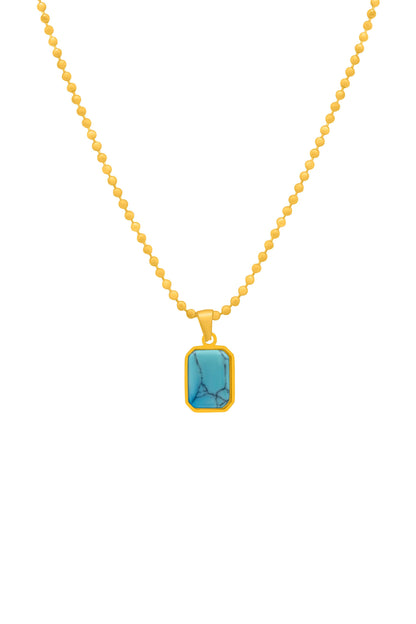 Turquoise Kasbah Stone Necklace