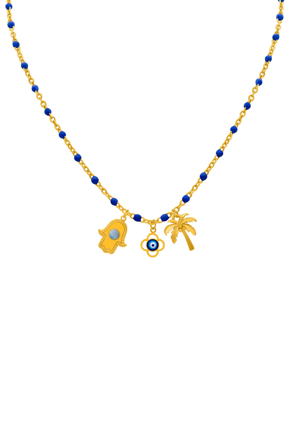 Hamsa Protection Charm Necklace