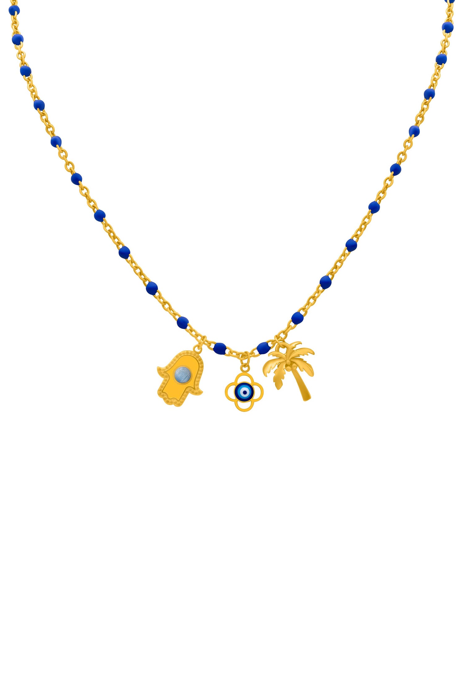 Hamsa Protection Charm Necklace