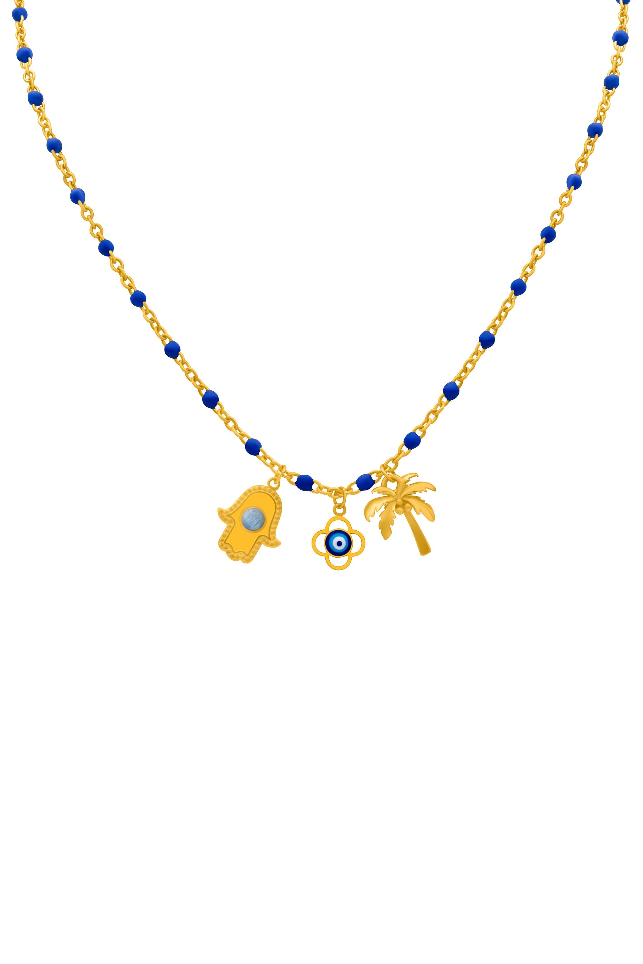 Hamsa Protection Charm Necklace