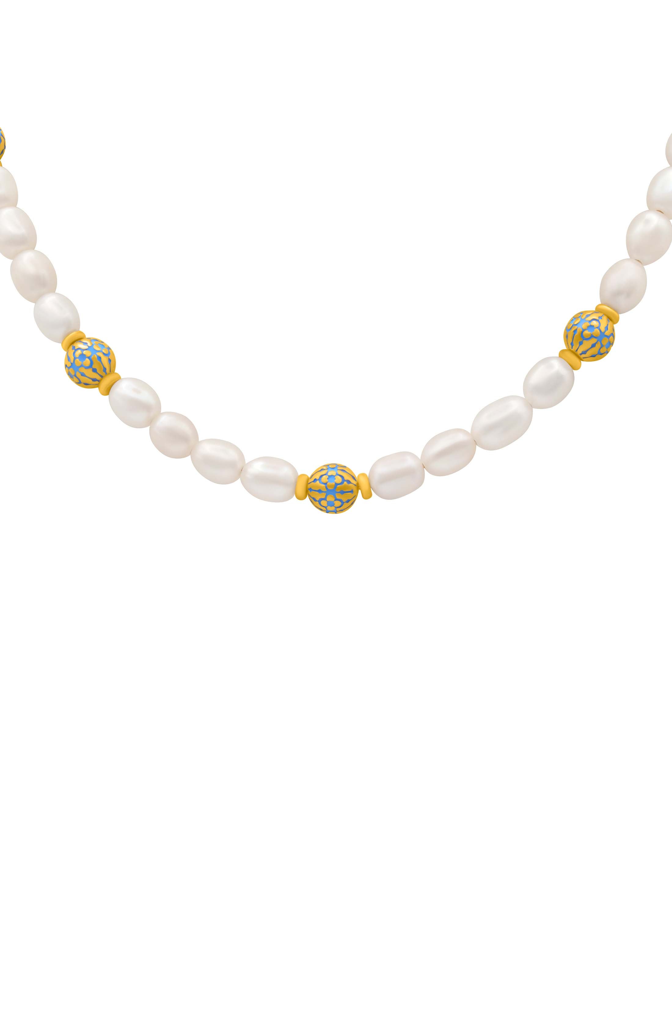 Atlas Blue Pearl Necklace &amp; Bracelet Gift Set