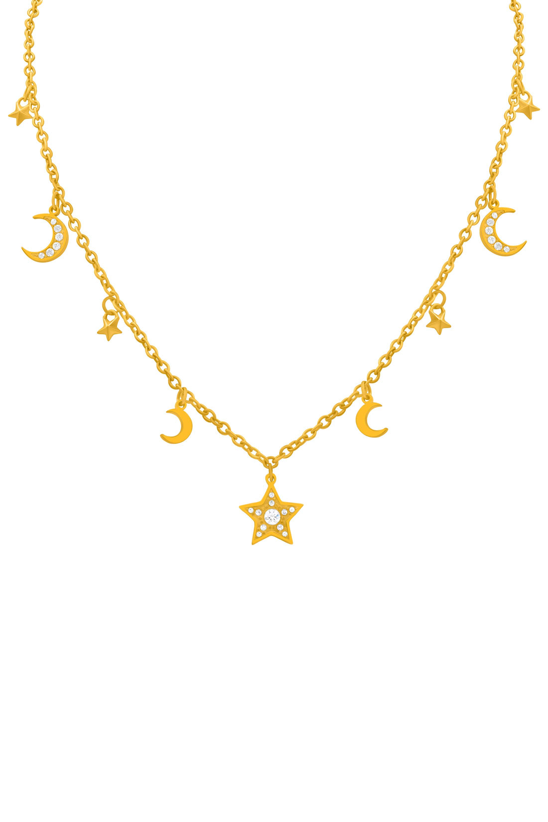 Sahara Moon Charm Necklace