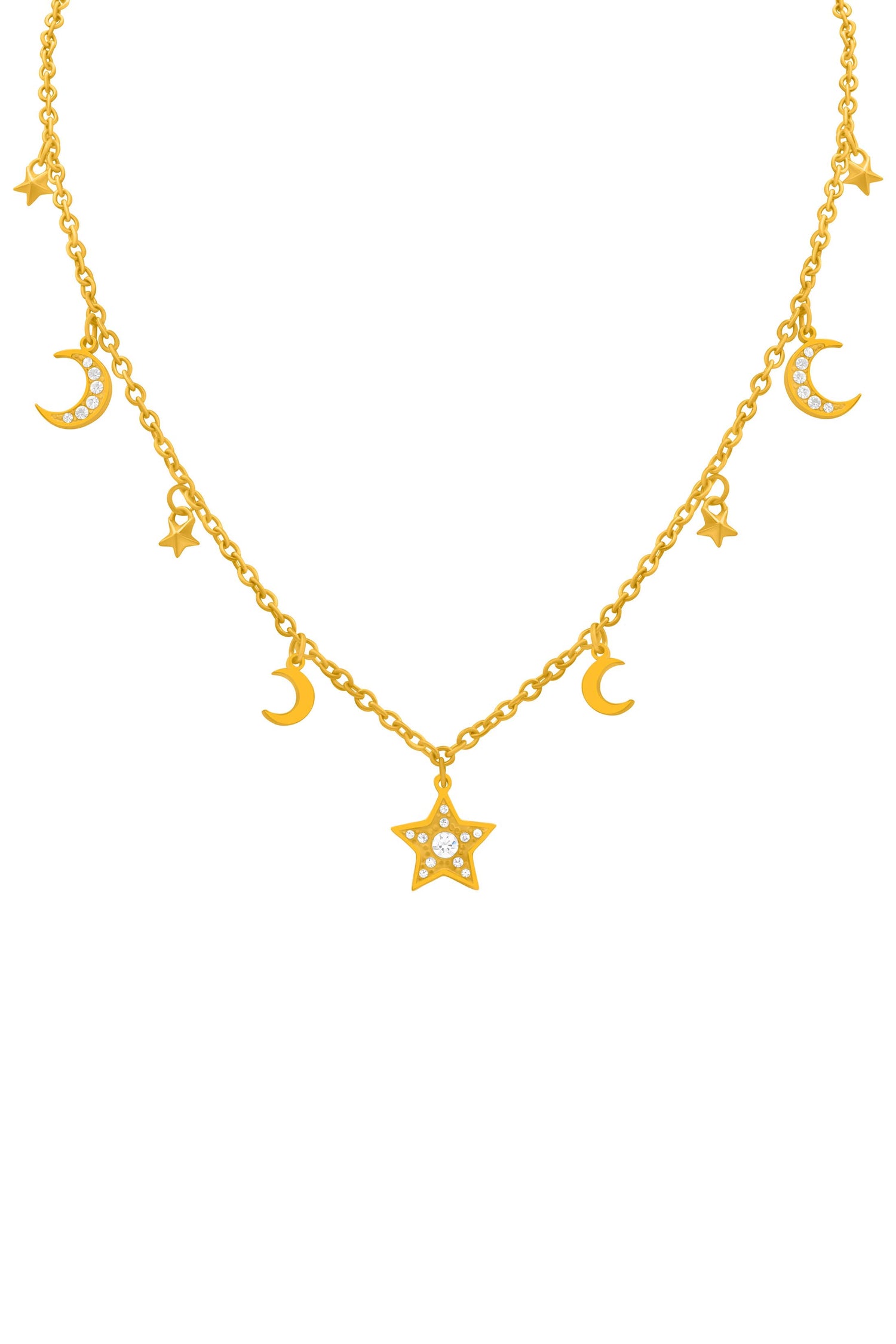 Sahara Moon Charm Necklace