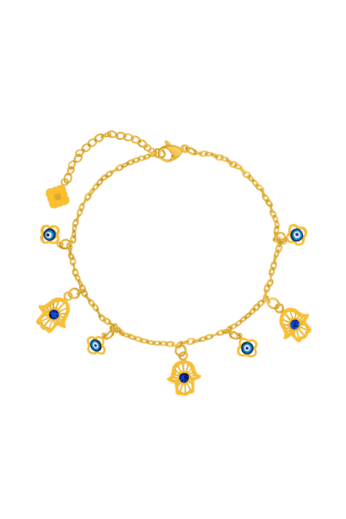 Hamsa Protection Charm Anklet