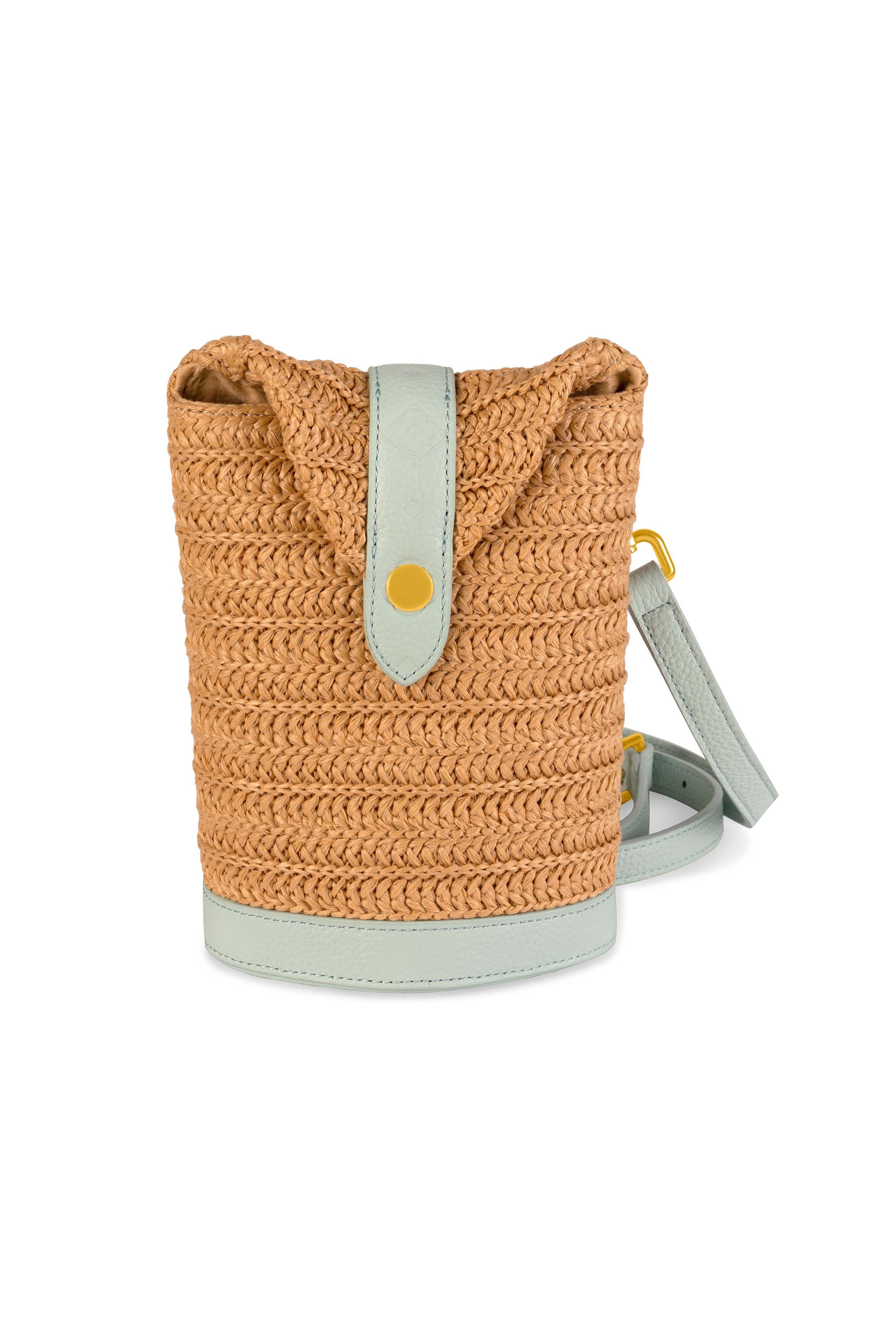 Carisma Coast Raffia Pastel Blue Bag