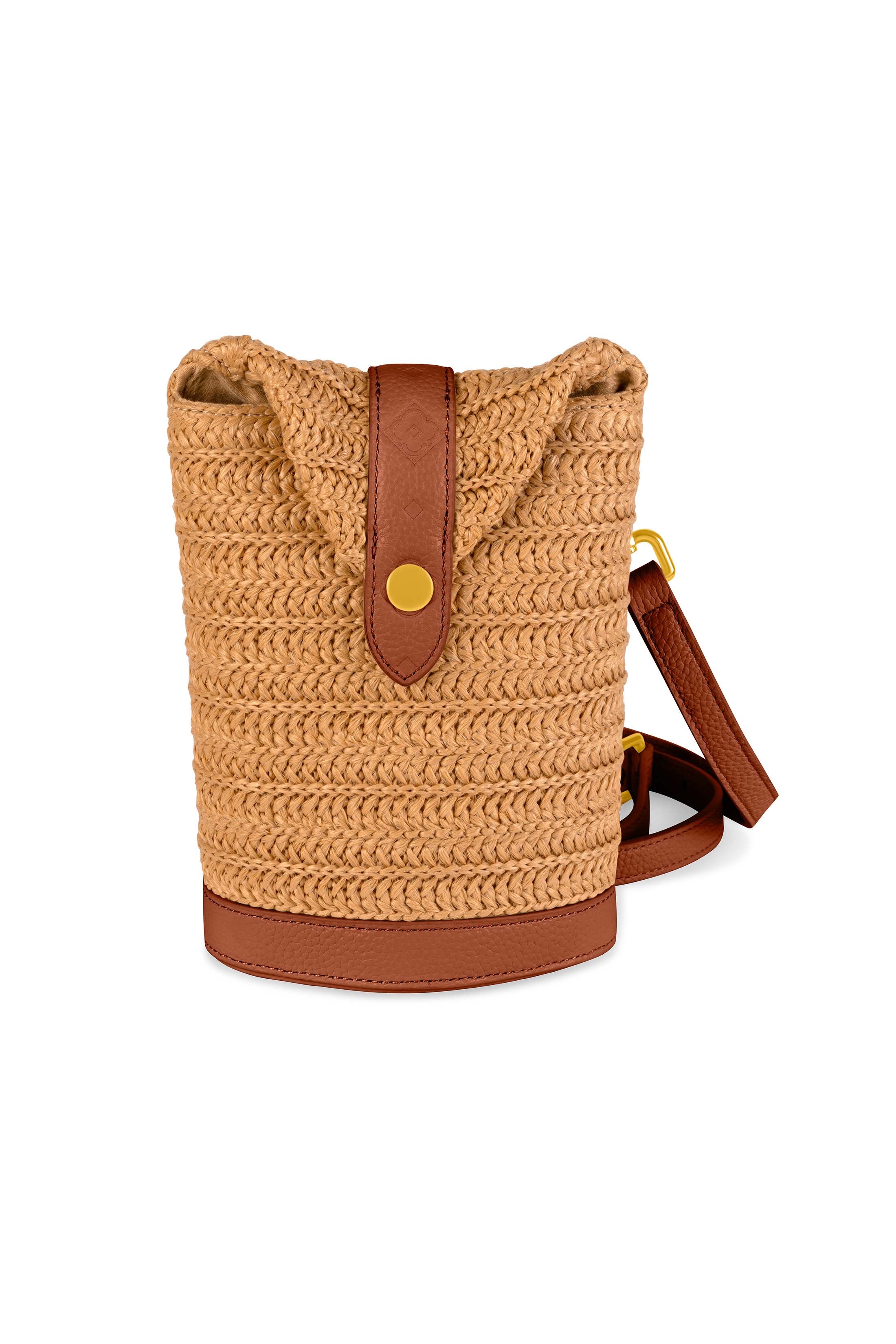 Carisma Coast Raffia Tan Bag