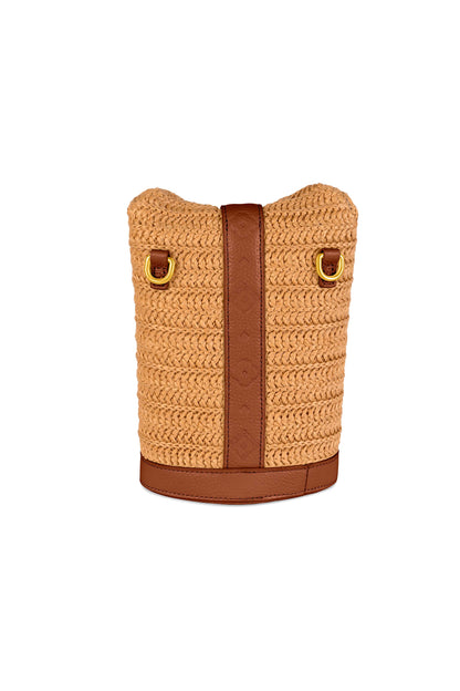 Carisma Coast Raffia Tan Bag