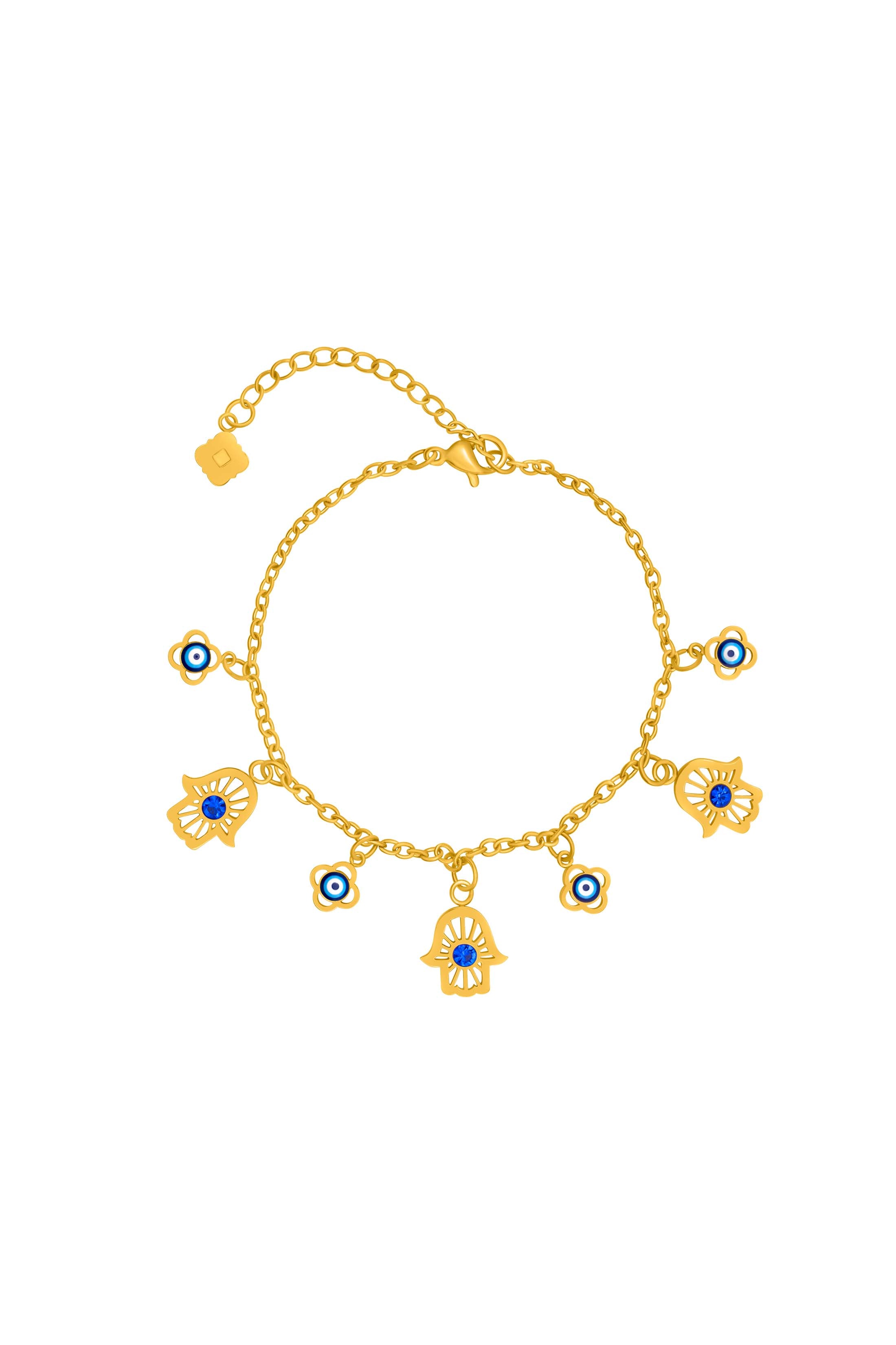 Hamsa Protection Charm Bracelet