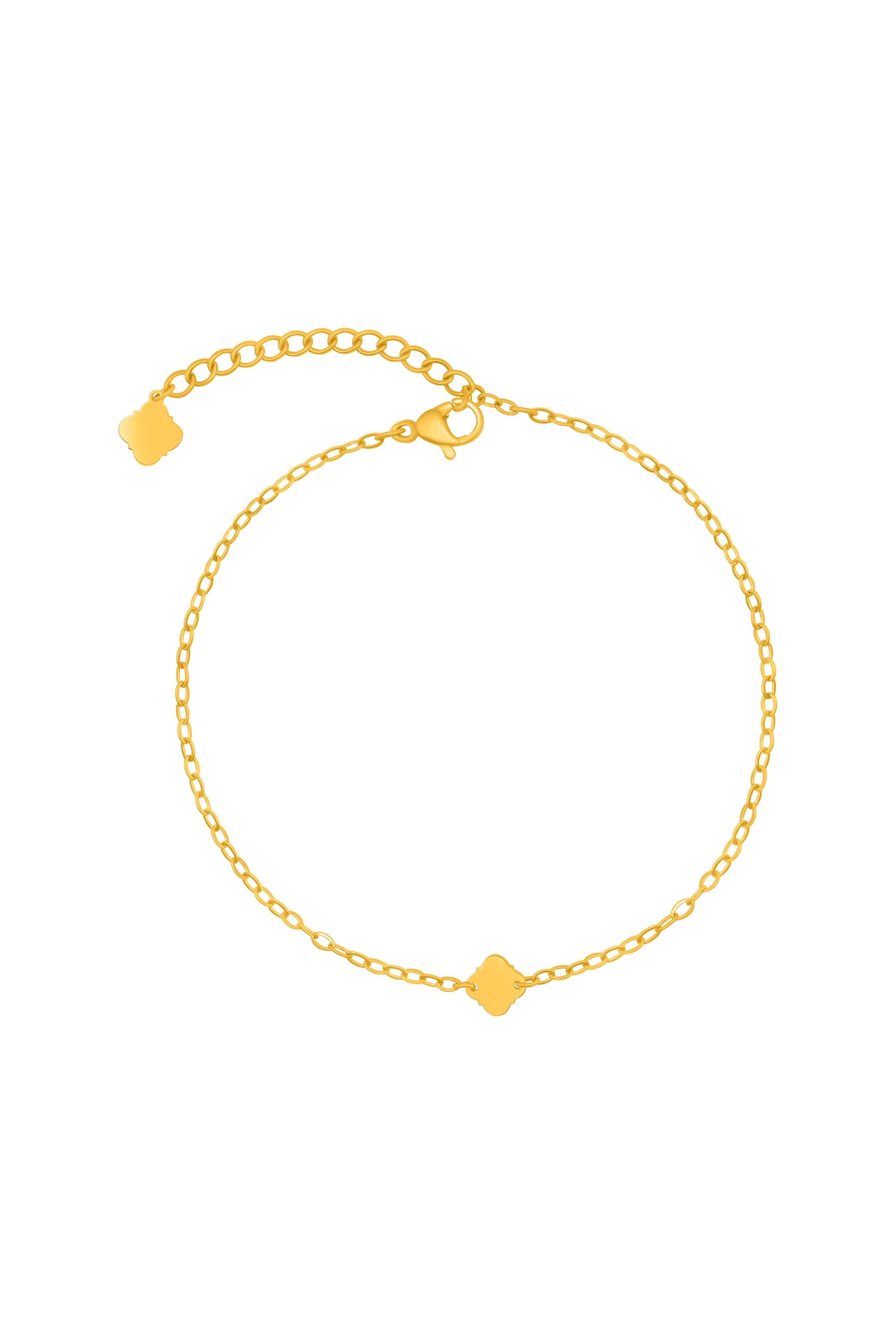 Linked in Carisma Engravable Anklet