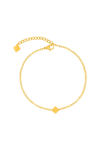 Linked in Carisma Engravable Anklet