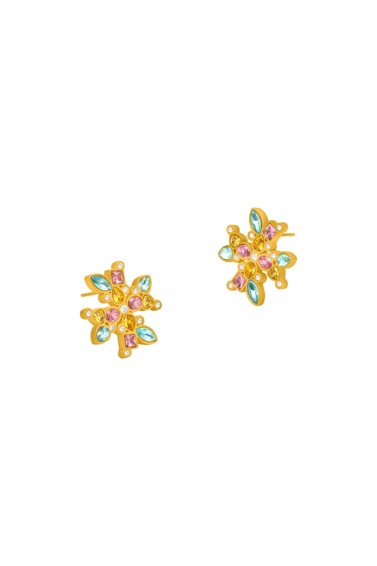 Maltese Cross Regalia Stud Earring Set