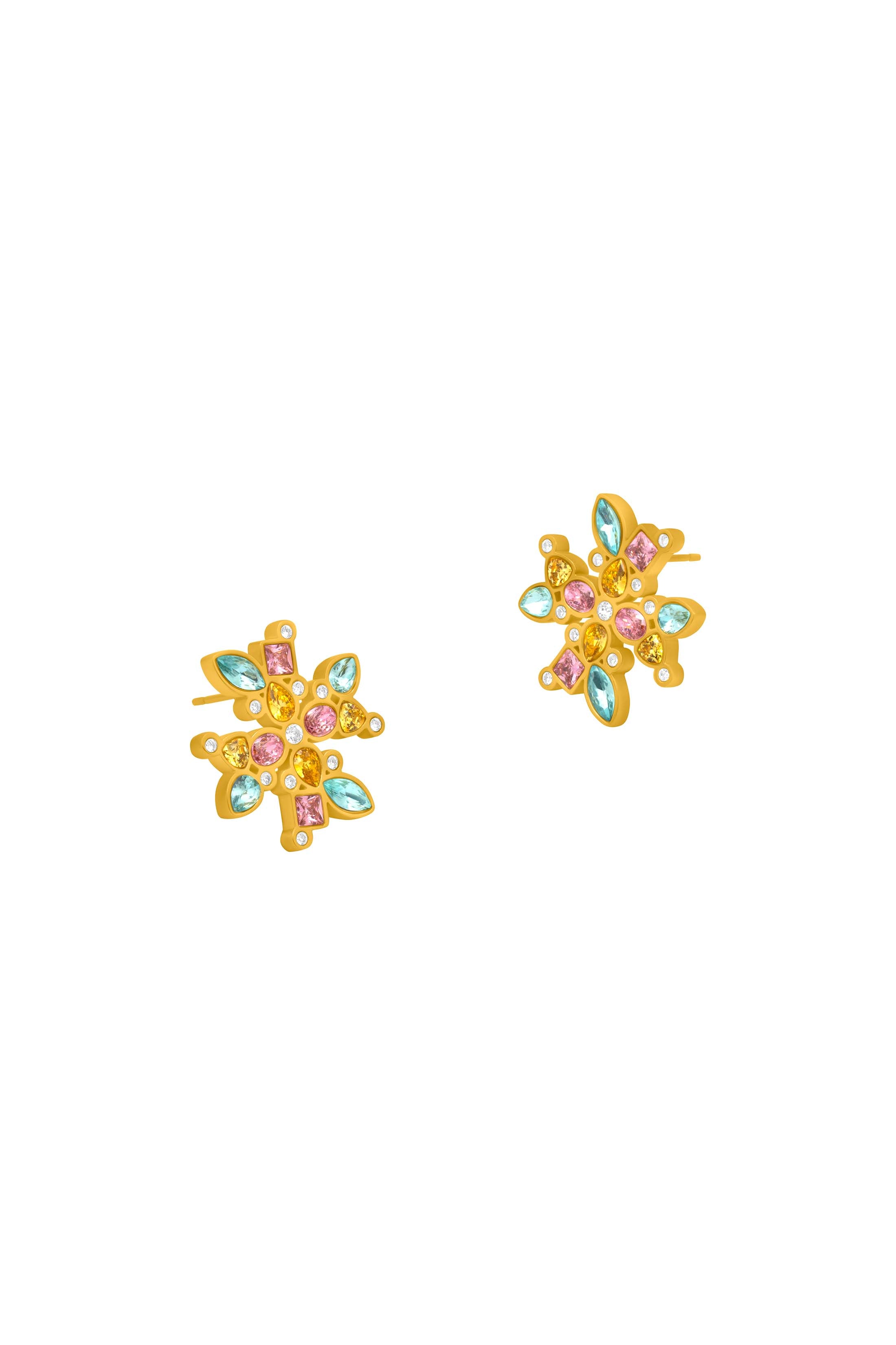 Maltese Cross Regalia Stud Earring Set