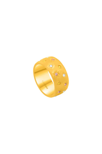 Maltese Cross Crown Ring