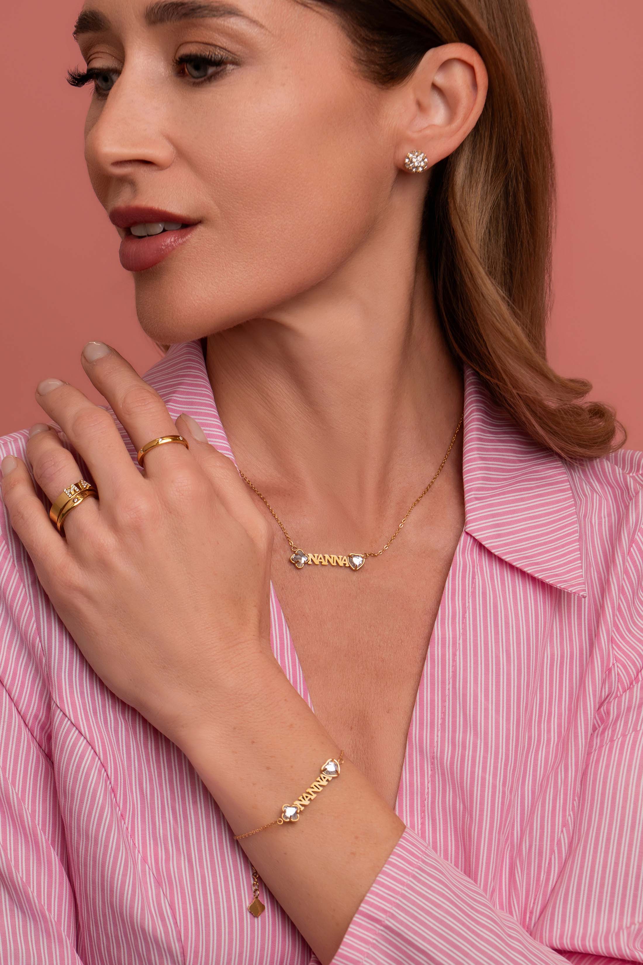 Made for "Nanna" Birthstone Necklace