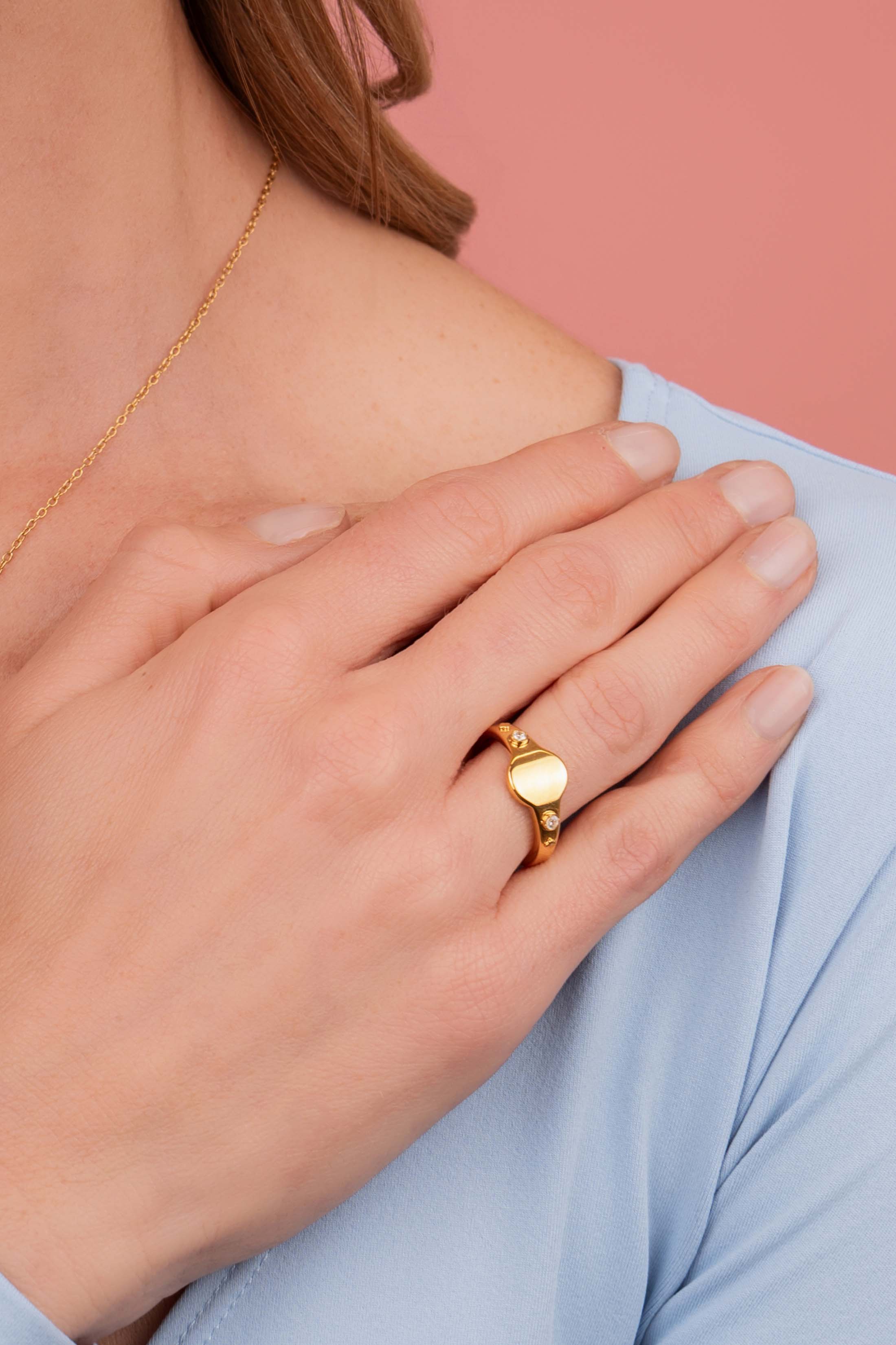 Engravable Signet Ring