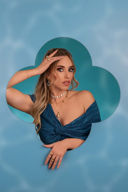 Tropez Glow Statement Earring Set