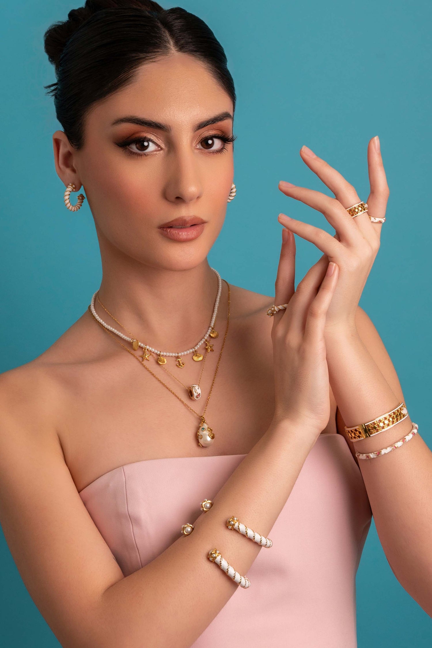 Tied in Tropez Hoop Earring Set