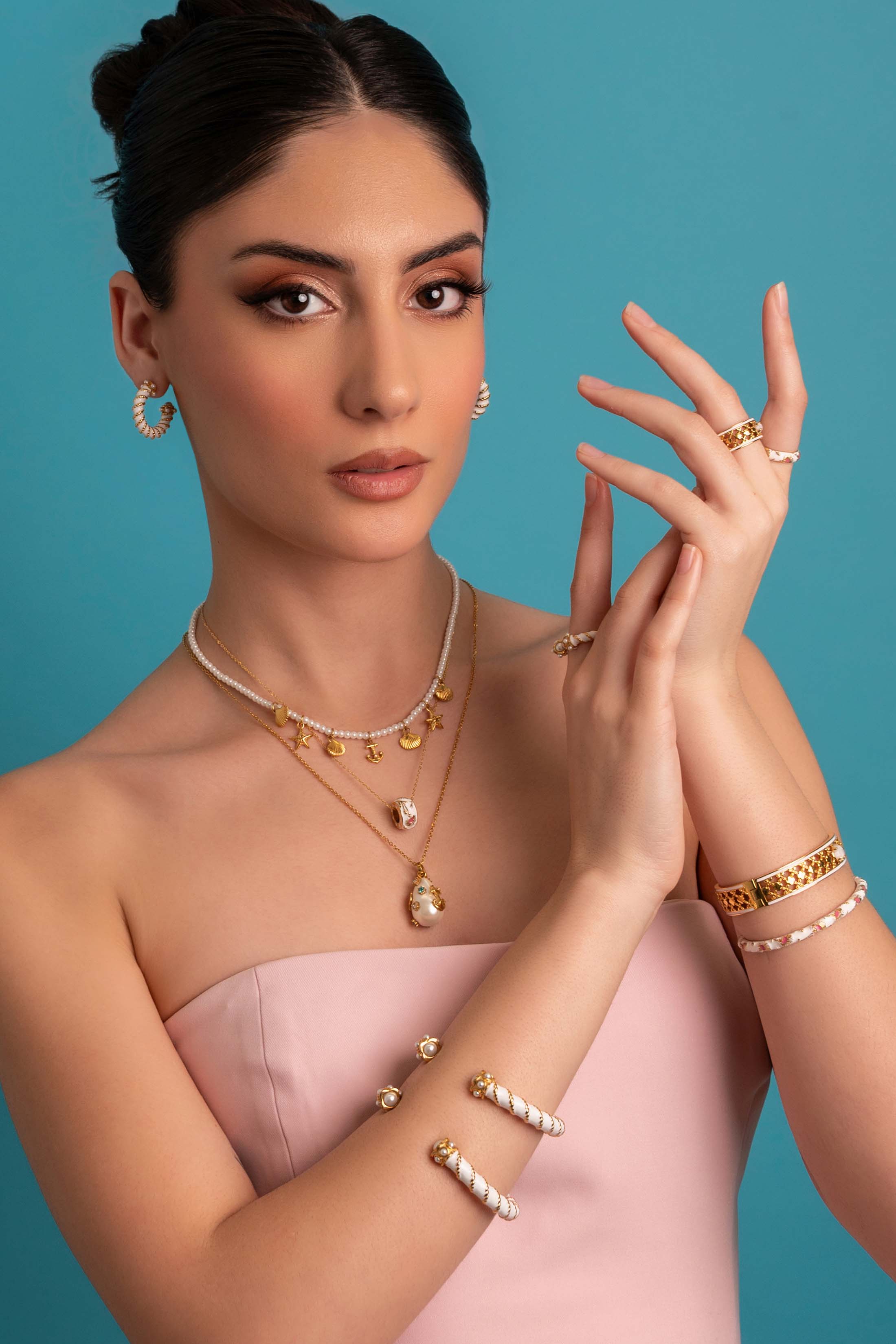 Tied in Tropez Hoop Earring Set