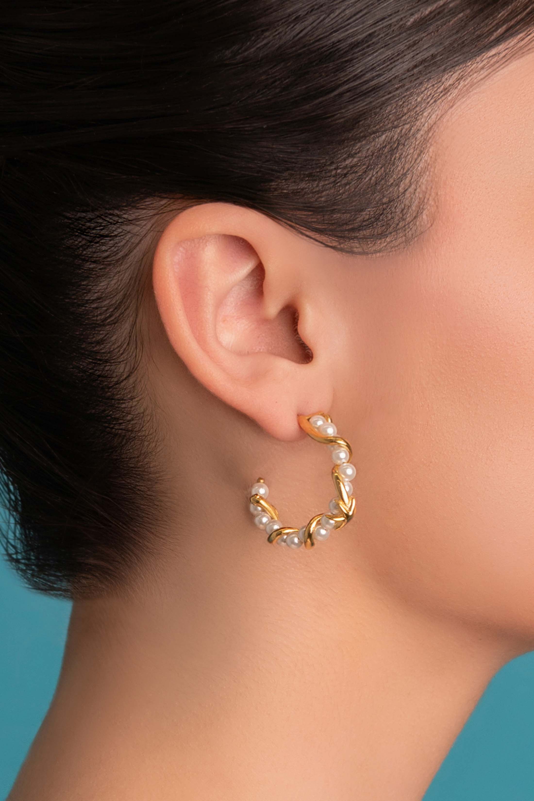 Tropez Twists Hoop Earring Set