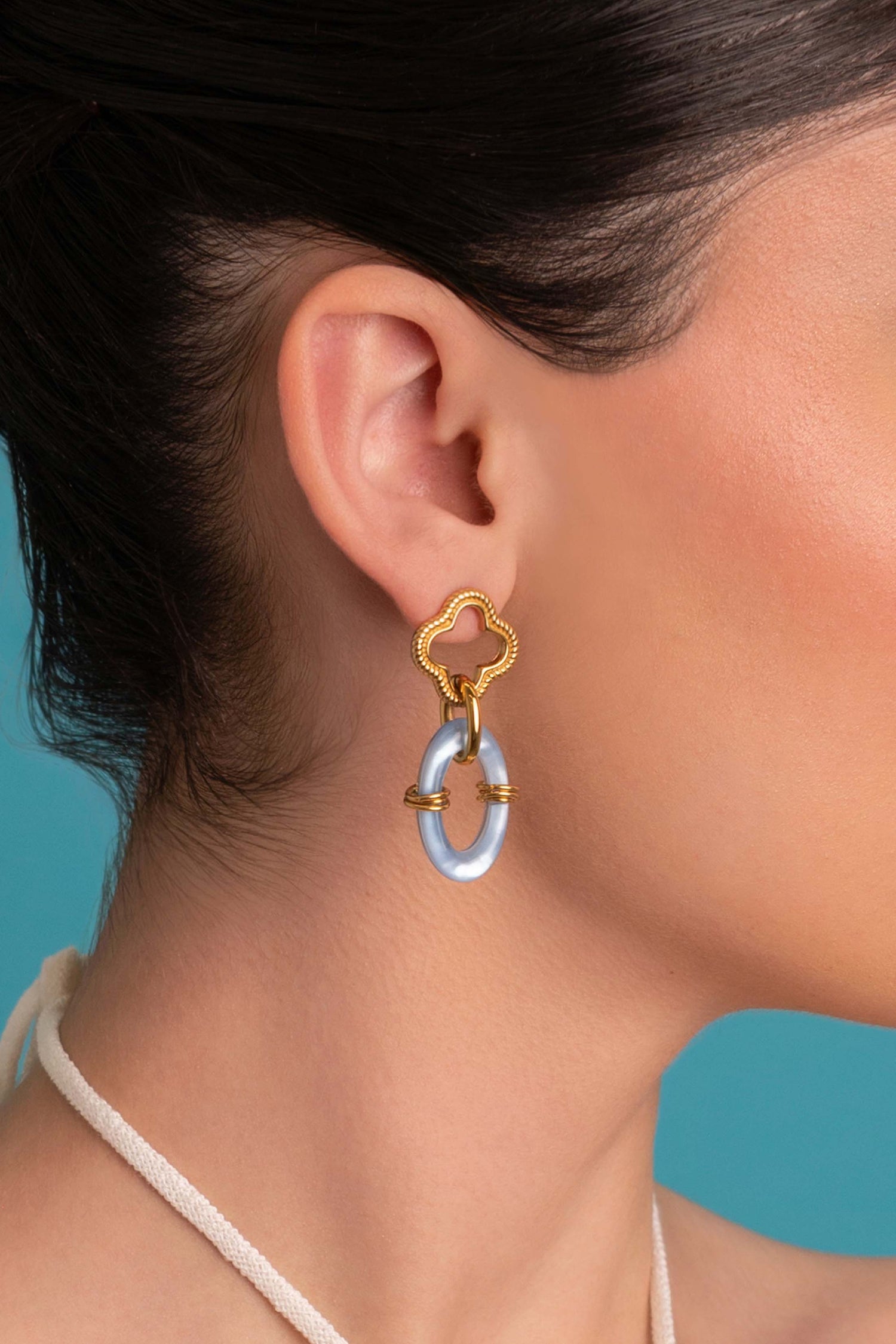 Tropez Glow Statement Earring Set