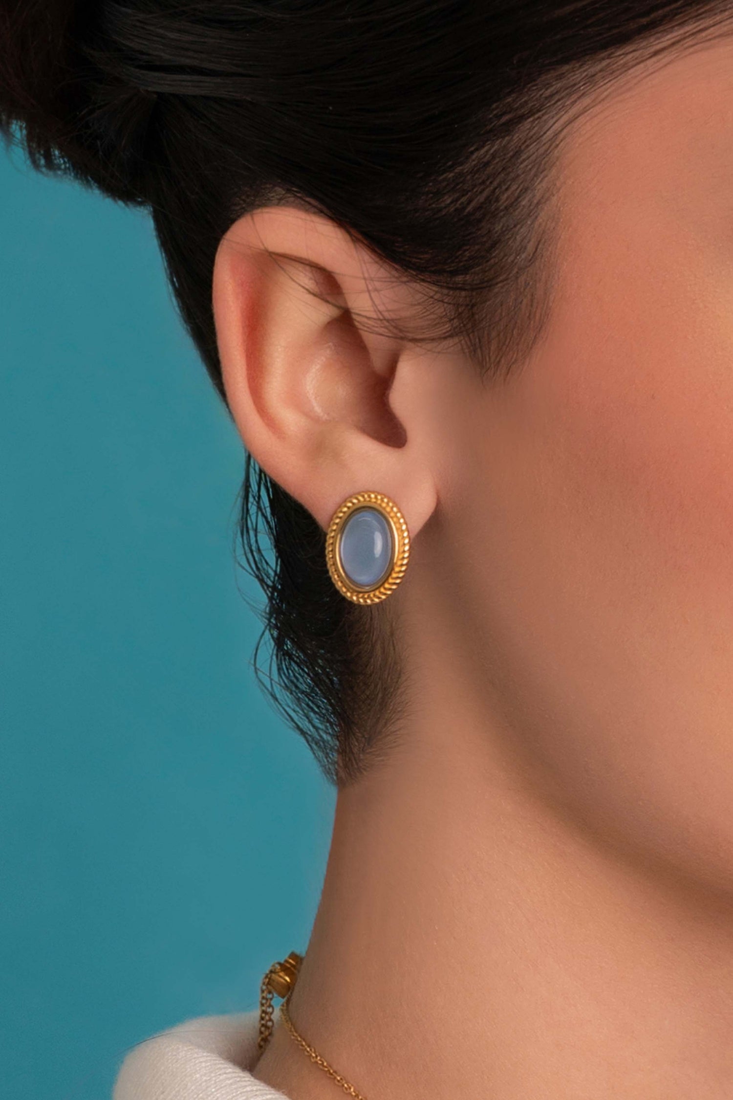 Tropez Glow Statement Stud Earring Set