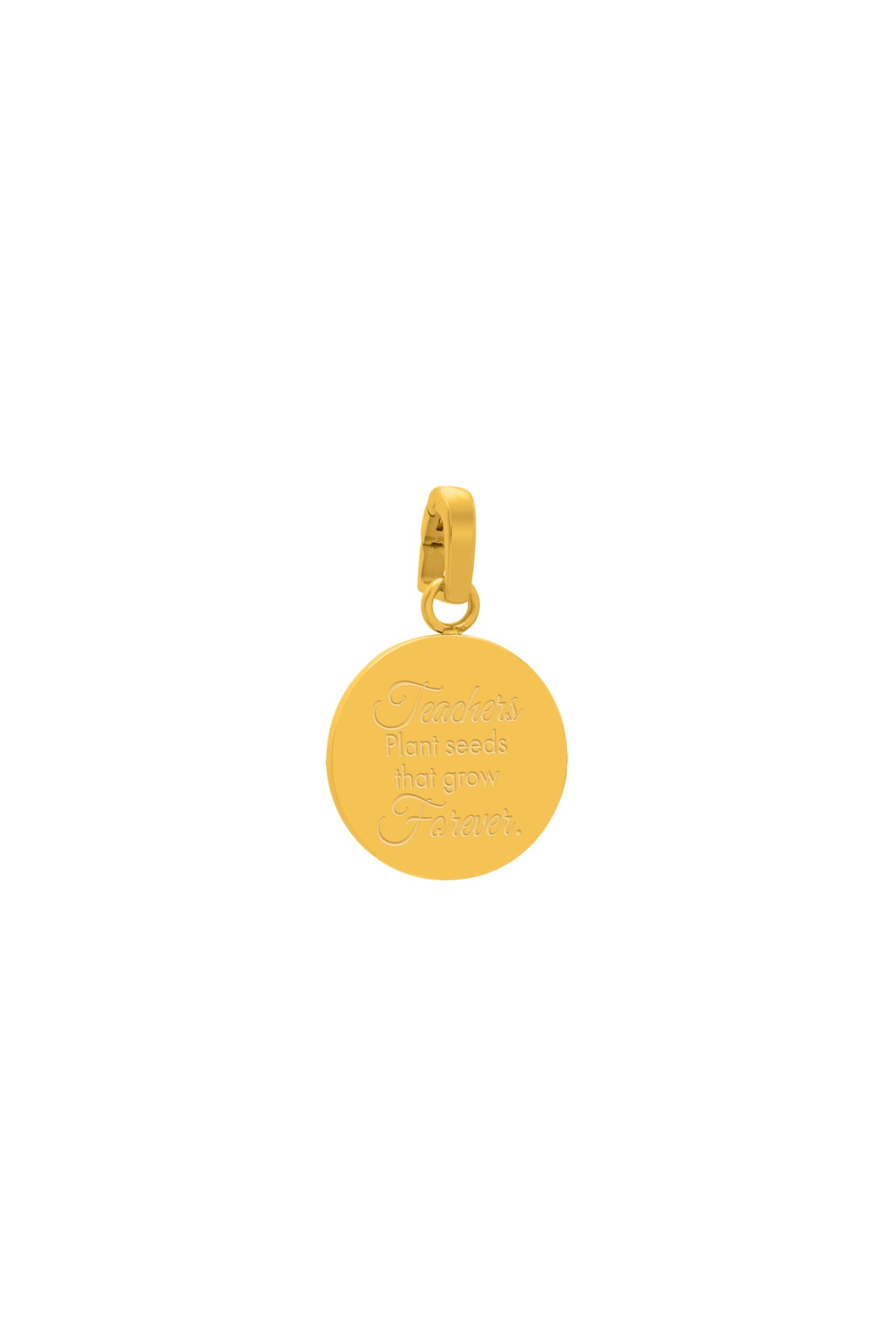 "Teachers Plant Seeds that Grow Forever" Pendant
