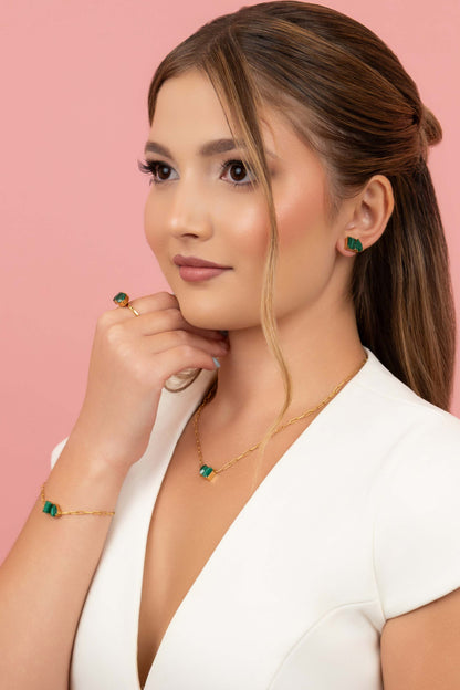 Malachite Harmony Duo Bracelet
