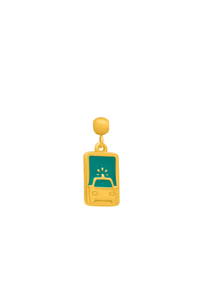 Police Toggle Charm Pendant