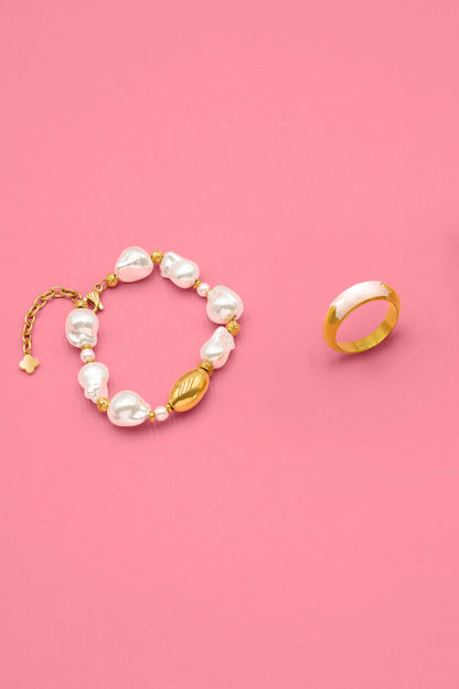 Tortessa Pearl Maréa Bracelet &amp; Ring Gift Set