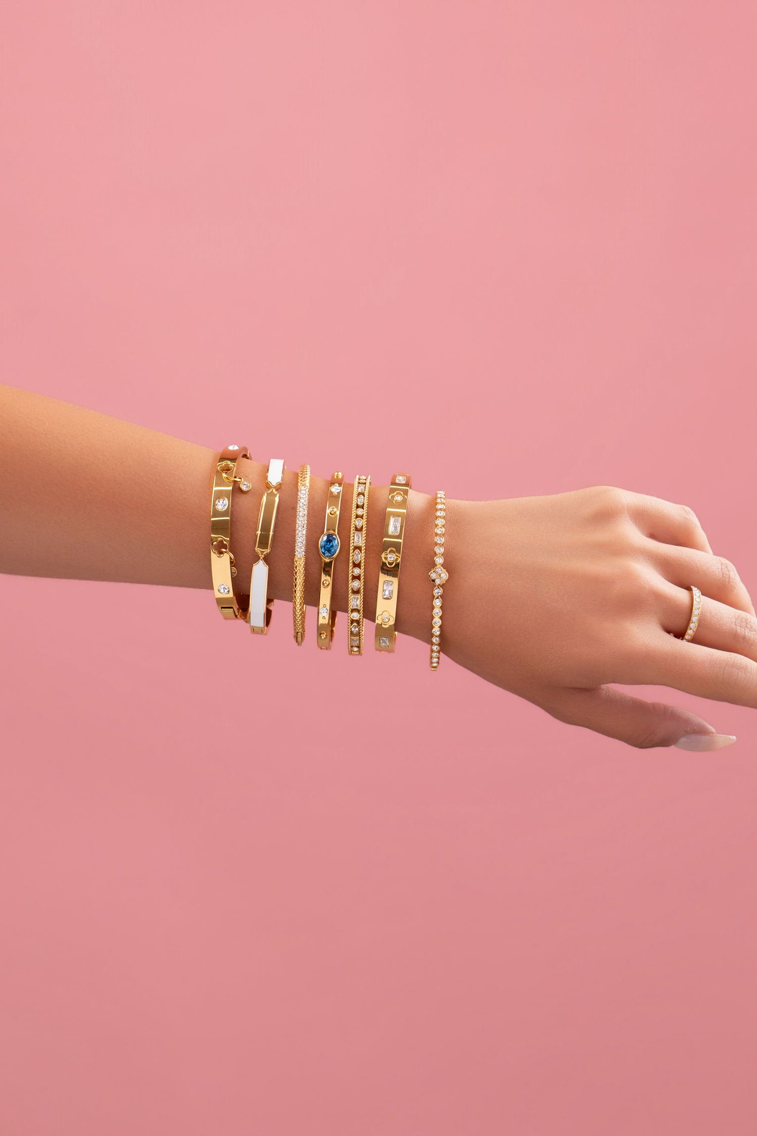 Sapphire Grace Bangle