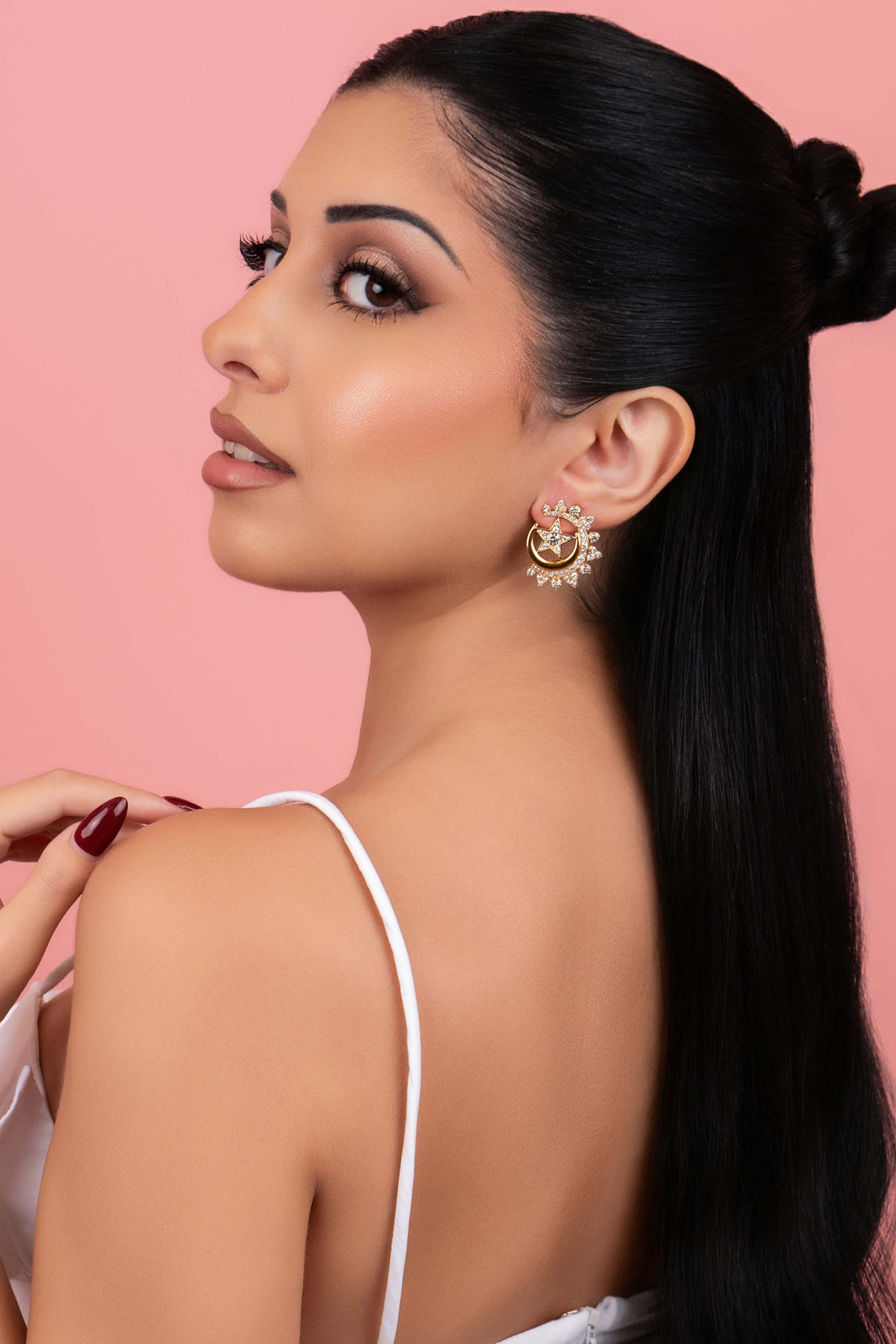 Sahara Moon Statement Stud Earring Set