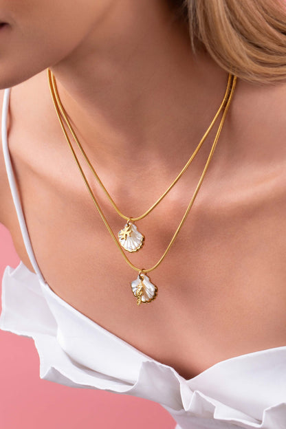 Madreperla Arżella Studs &amp; Necklace Gift Set