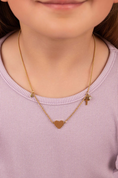 Love &amp; Light Engravable Necklace &amp; Bracelet Gift Set