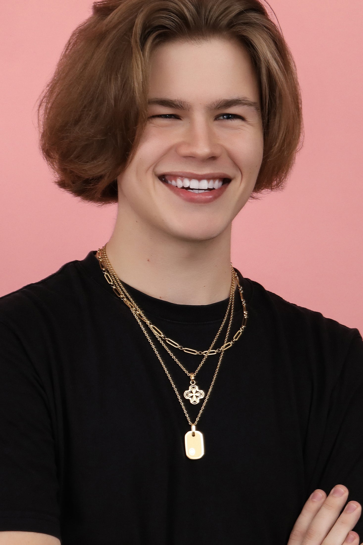 Carisma Logo Tag &quot;Inħobbok Pa&quot; Pendant