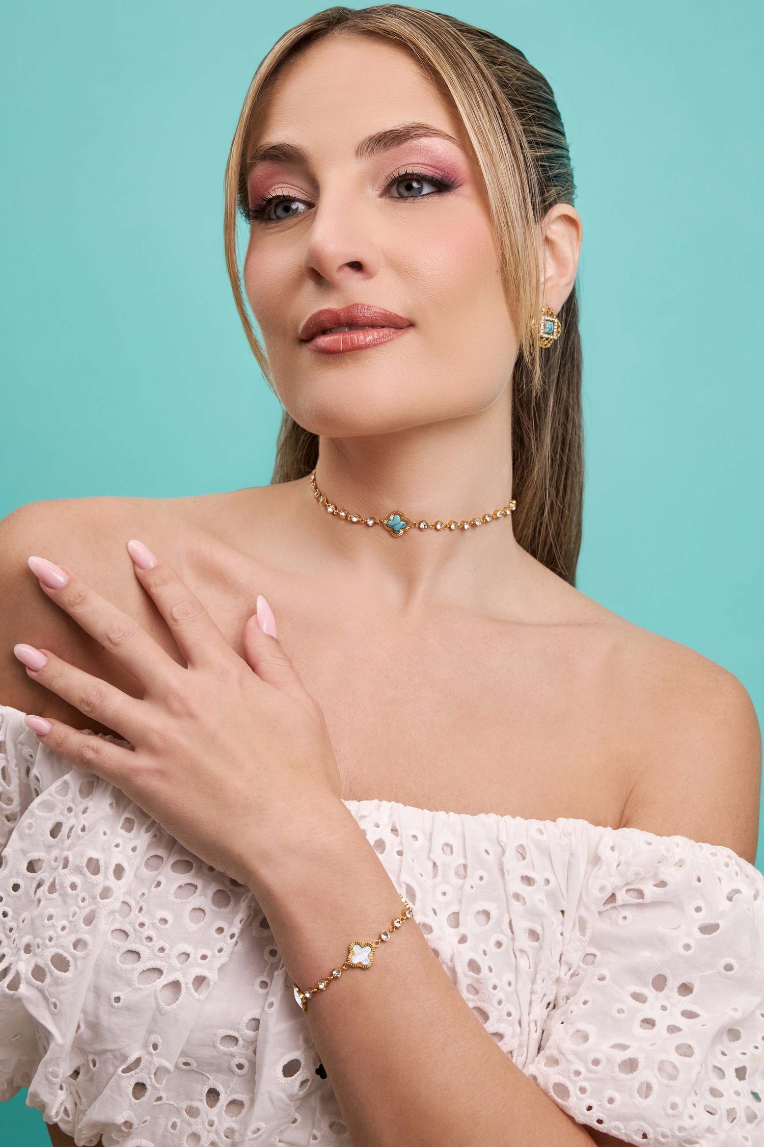 Jardin de Marrakech Mother of Pearl Bracelet