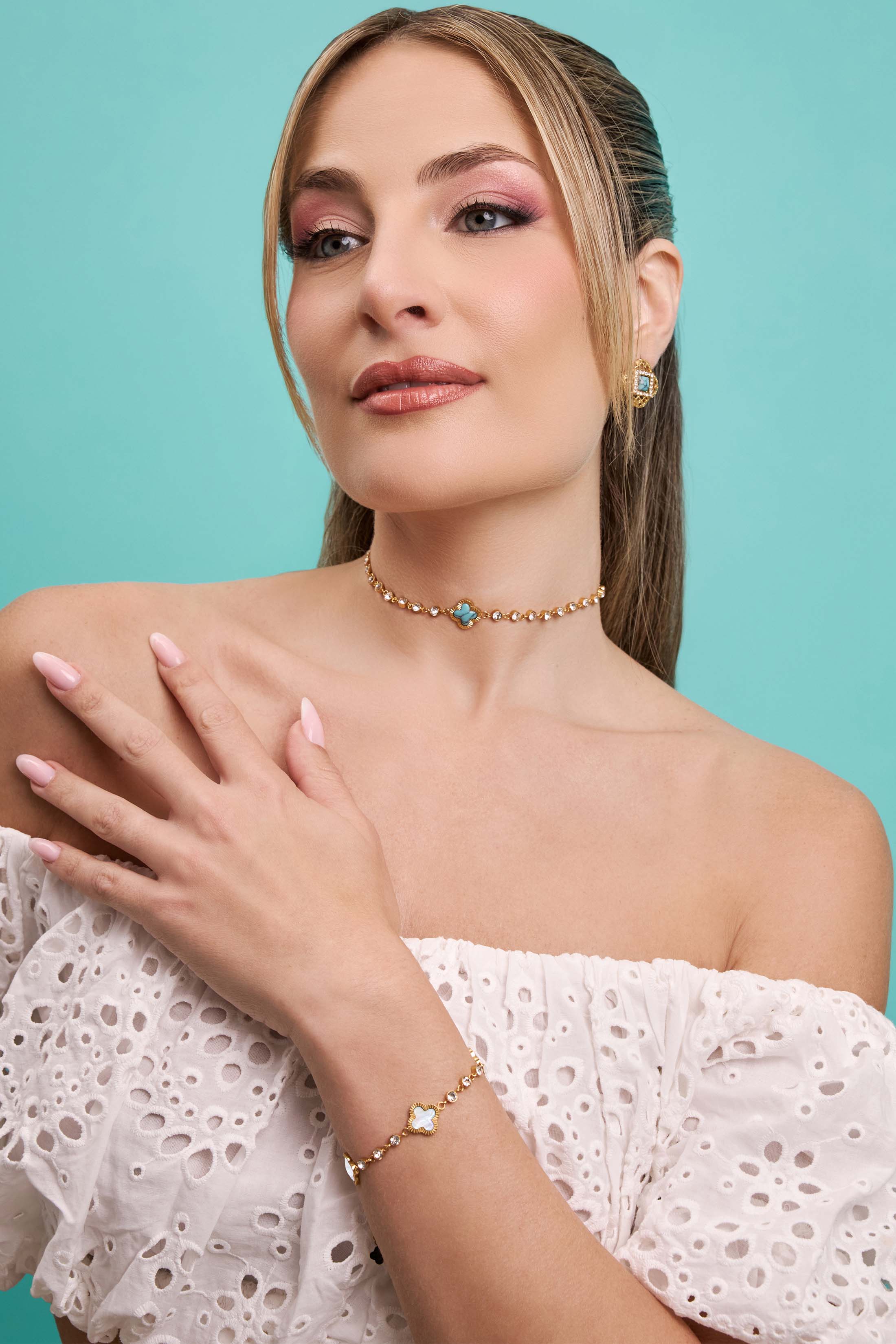 Jardin de Marrakech Mother of Pearl Bracelet
