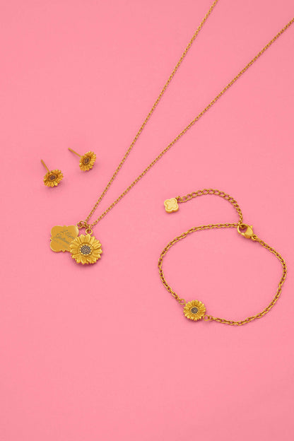Little Seeds, Big Dreams Studs, Necklace &amp; Bracelet Gift Set