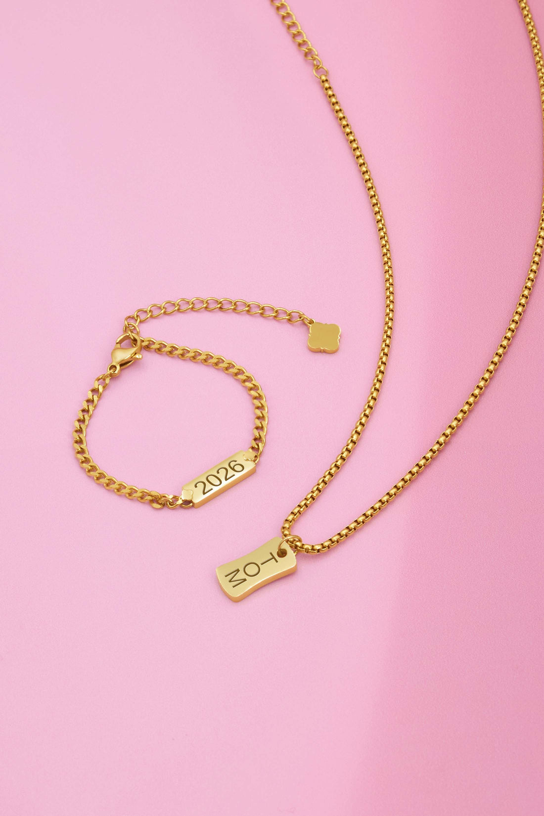 Little Hero Tag Necklace &amp; Little Legacy Bracelet Gift Set