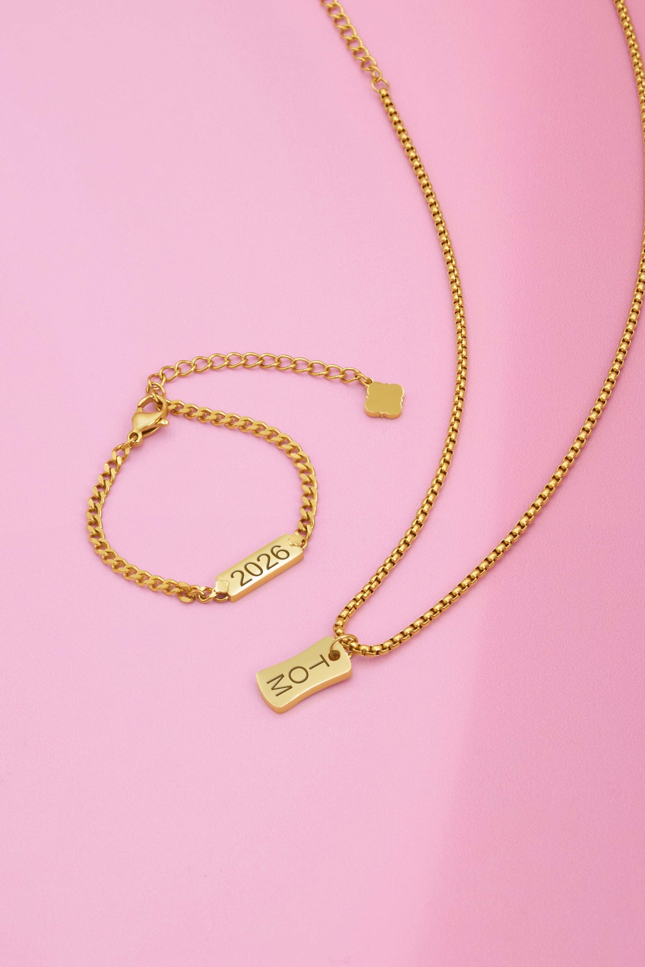 Little Hero Tag Necklace &amp; Little Legacy Bracelet Gift Set
