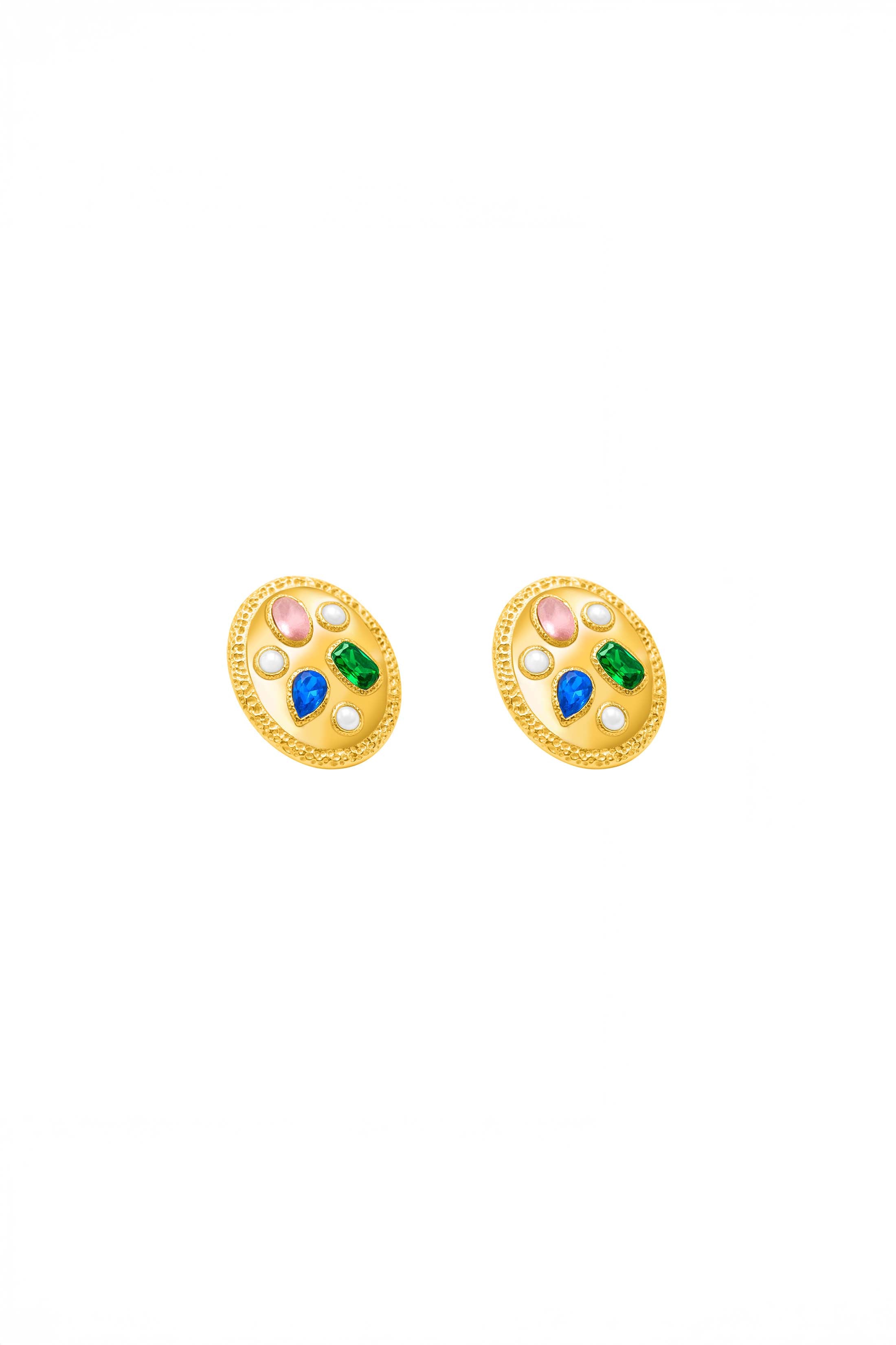 Bastion Clip-on Stud Earring Set