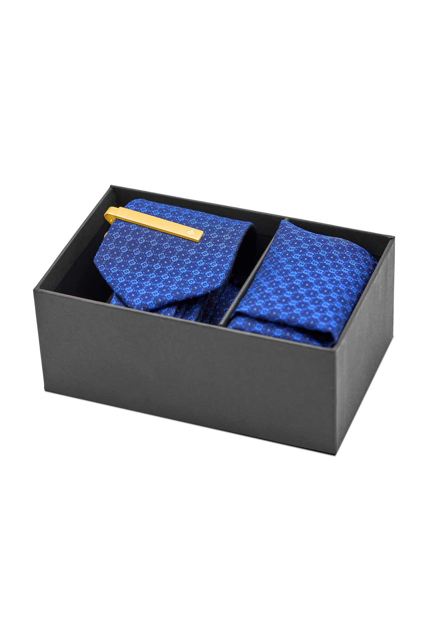 ⁠Gold Carisma Crest Tie Clip